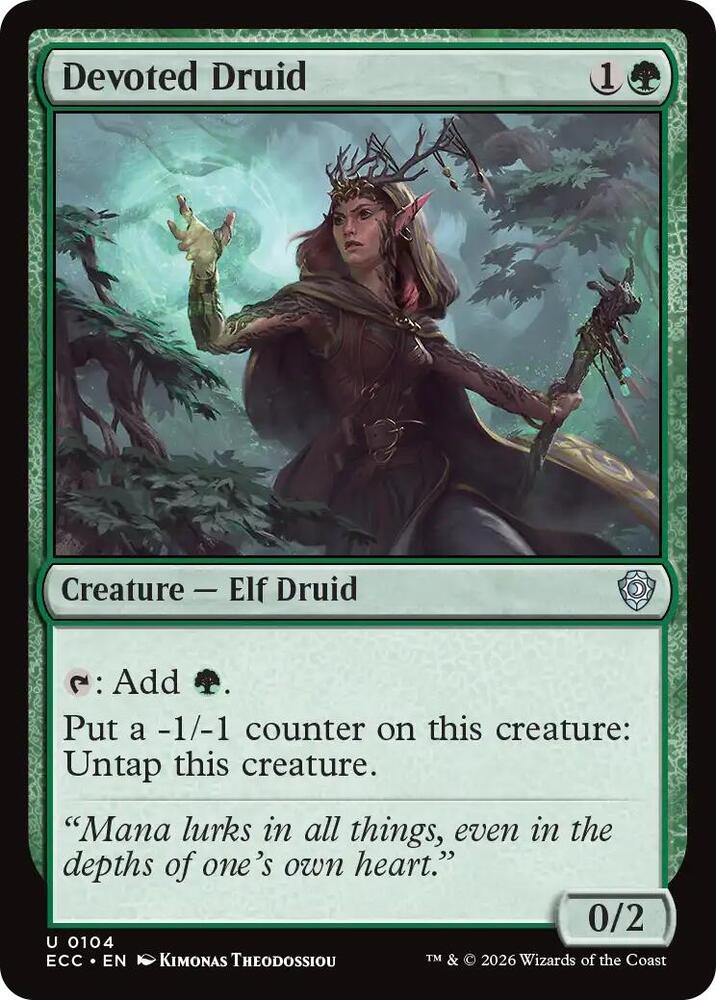 Devoted Druid [Commander: Lorwyn Eclipsed] 104