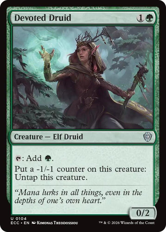 Devoted Druid [Commander: Lorwyn Eclipsed] 104