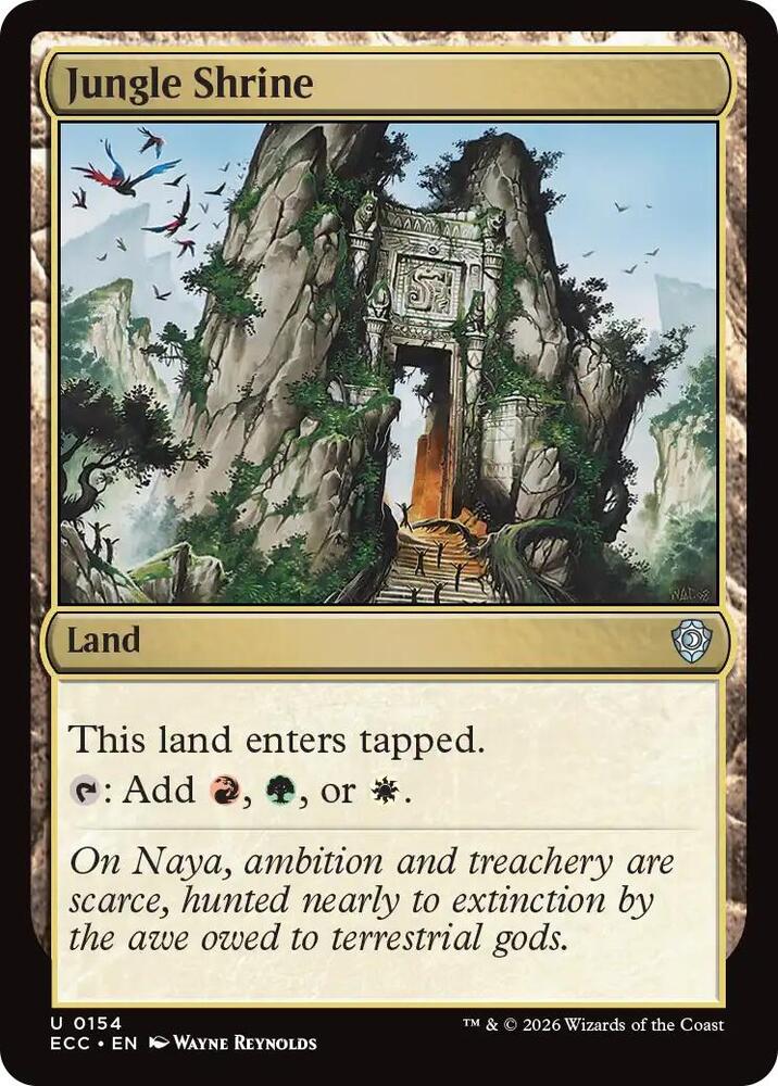 Jungle Shrine [Commander: Lorwyn Eclipsed] 154