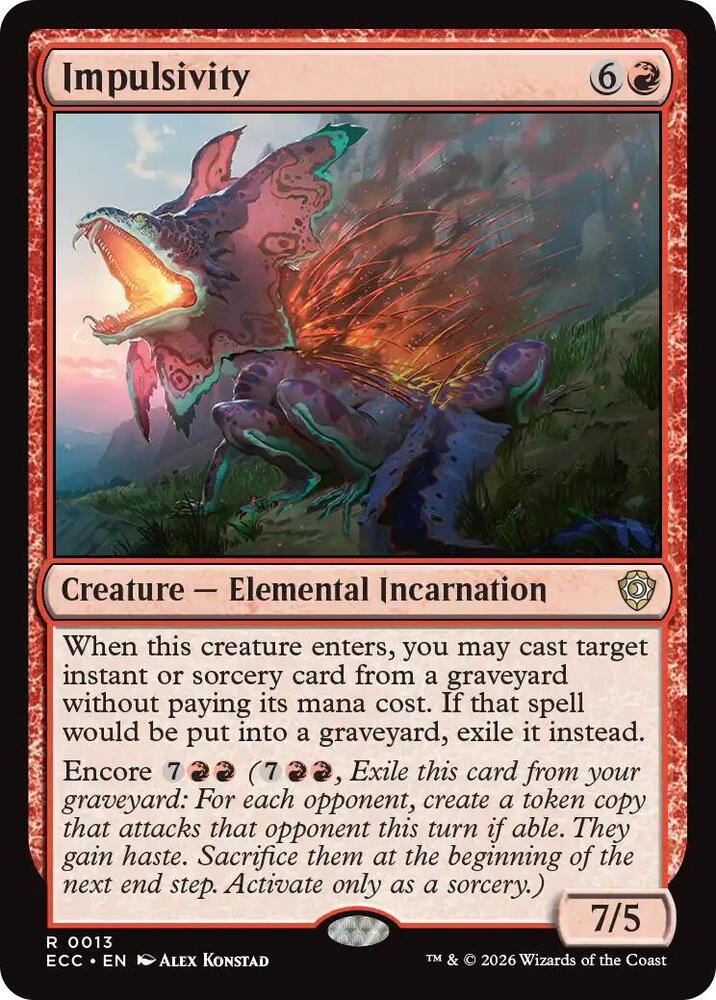 Impulsivity [Commander: Lorwyn Eclipsed] 13