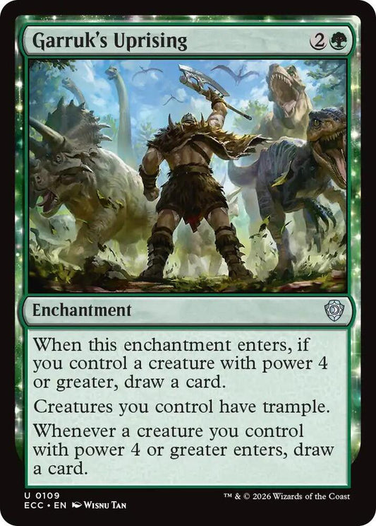 Garruk's Uprising [Commander: Lorwyn Eclipsed] 109