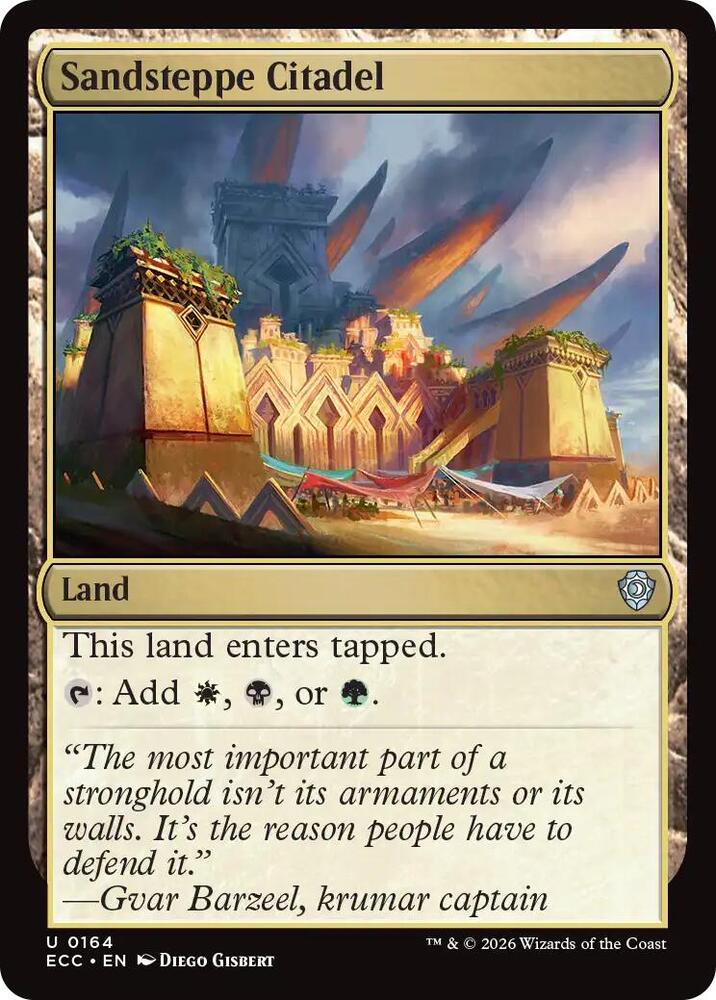 Sandsteppe Citadel [Commander: Lorwyn Eclipsed] 164