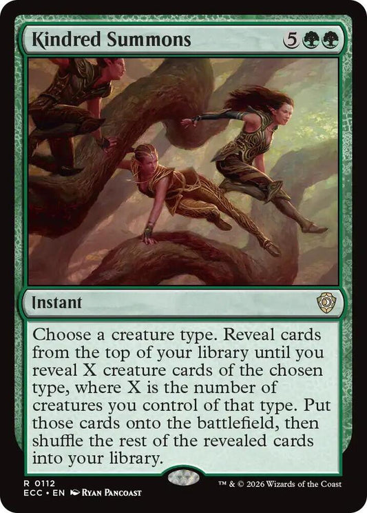 Kindred Summons [Commander: Lorwyn Eclipsed] 112