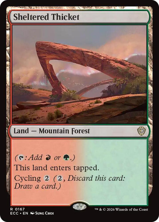 Sheltered Thicket [Commander: Lorwyn Eclipsed] 167