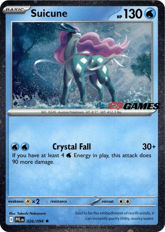 Suicune (EB Games Exclusive) [Miscellaneous Cards & Products] 026/094