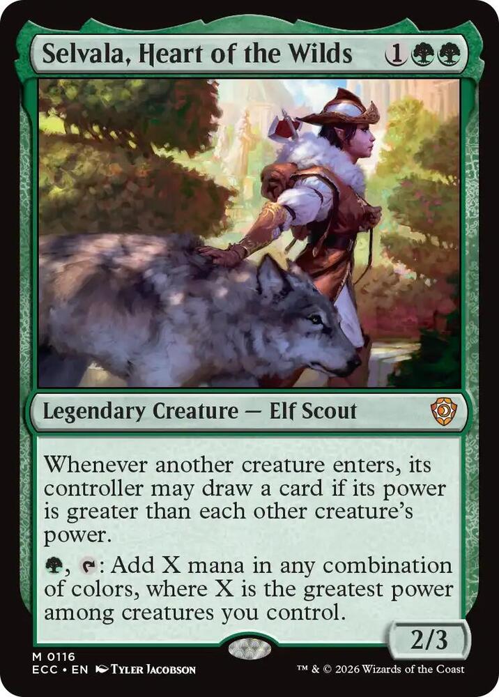 Selvala, Heart of the Wilds [Commander: Lorwyn Eclipsed] 116