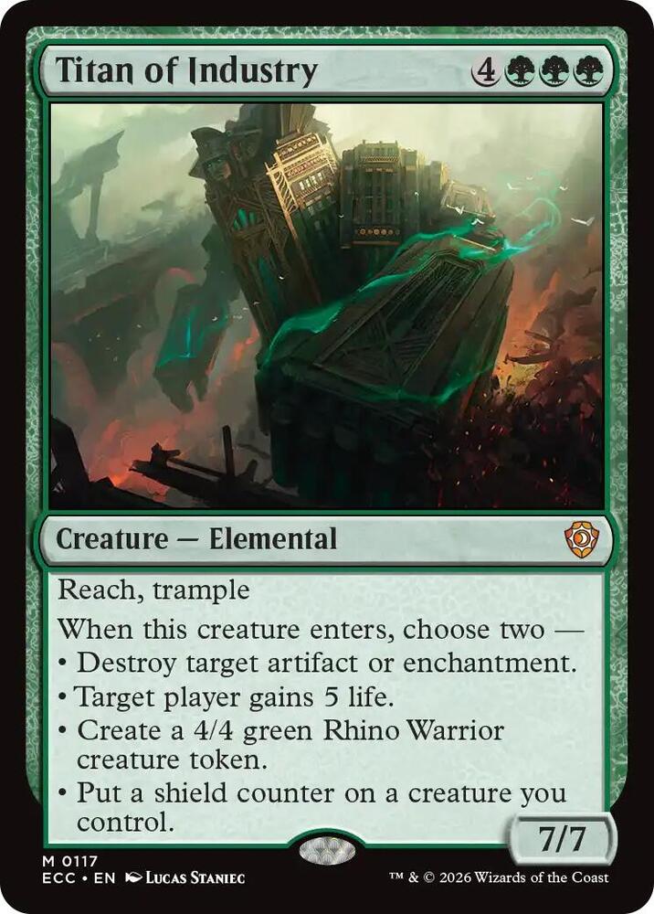Titan of Industry [Commander: Lorwyn Eclipsed] 117