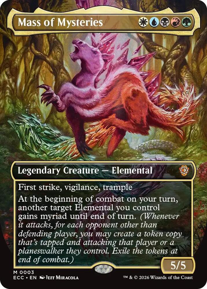 Mass of Mysteries (Borderless) [Commander: Lorwyn Eclipsed] 3