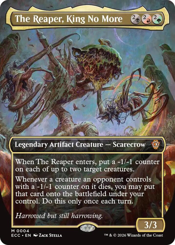 The Reaper, King No More (Borderless) [Commander: Lorwyn Eclipsed] 4