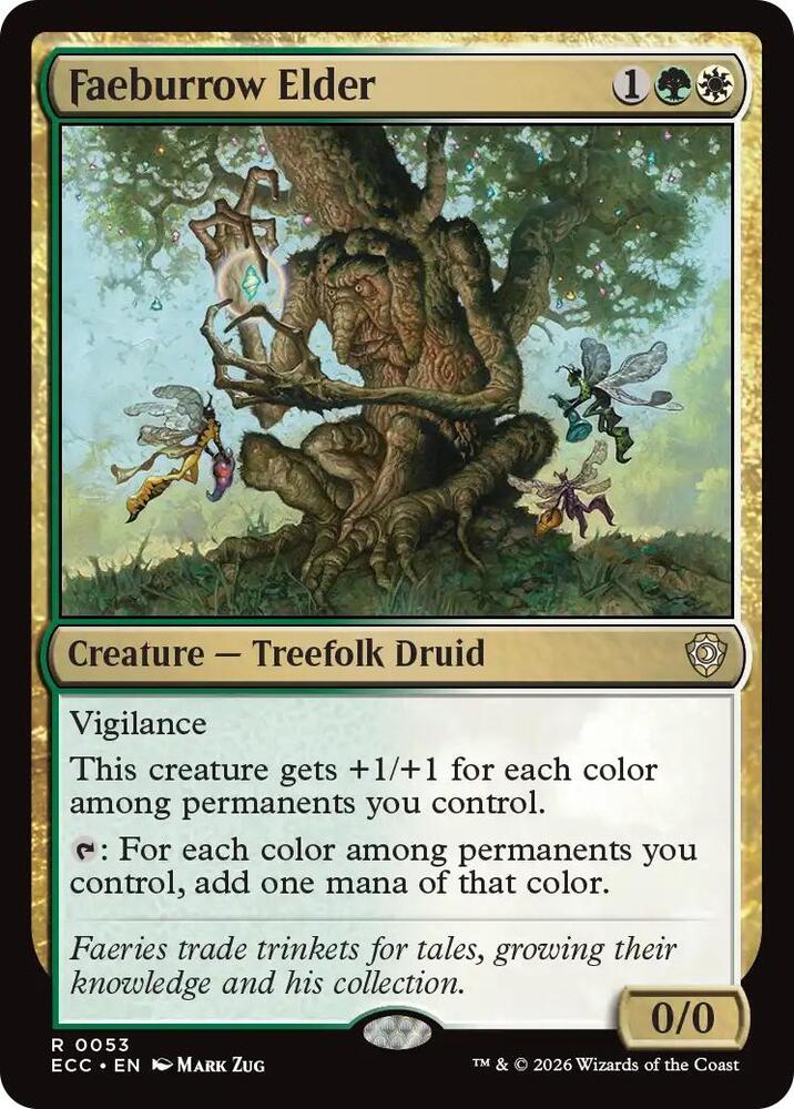Faeburrow Elder [Commander: Lorwyn Eclipsed] 53