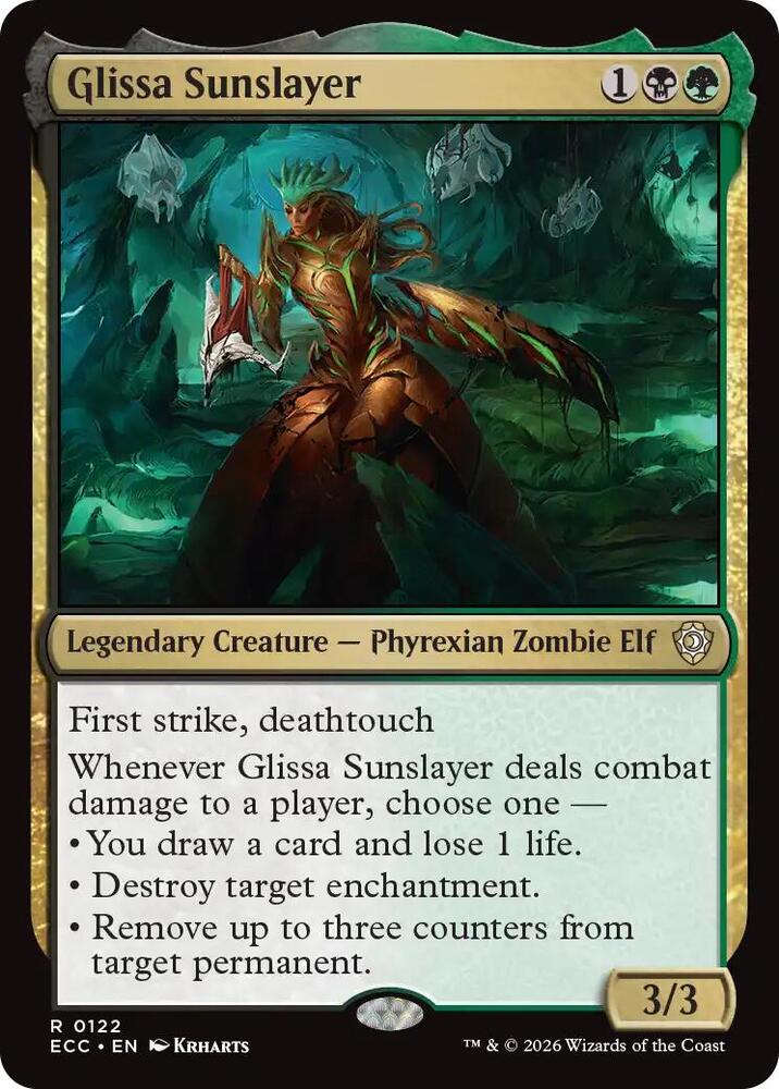 Glissa Sunslayer [Commander: Lorwyn Eclipsed] 122