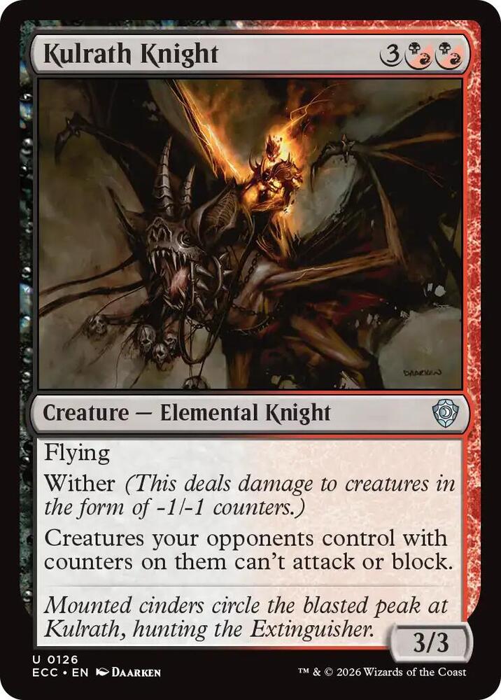 Kulrath Knight [Commander: Lorwyn Eclipsed] 126