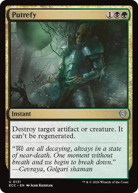 Putrefy [Commander: Lorwyn Eclipsed] 131