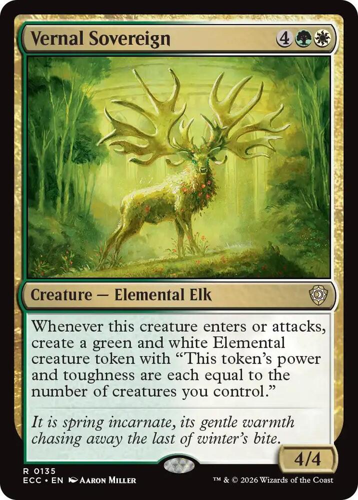 Vernal Sovereign [Commander: Lorwyn Eclipsed] 135