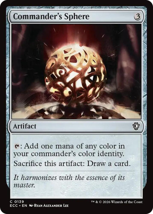 Commander's Sphere [Commander: Lorwyn Eclipsed] 139