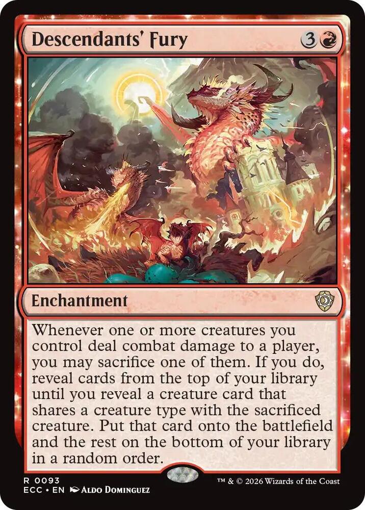 Descendants' Fury [Commander: Lorwyn Eclipsed] 93