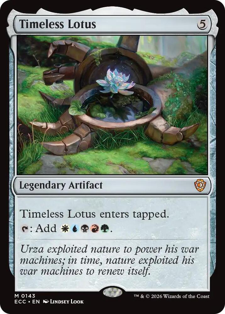 Timeless Lotus [Commander: Lorwyn Eclipsed] 143