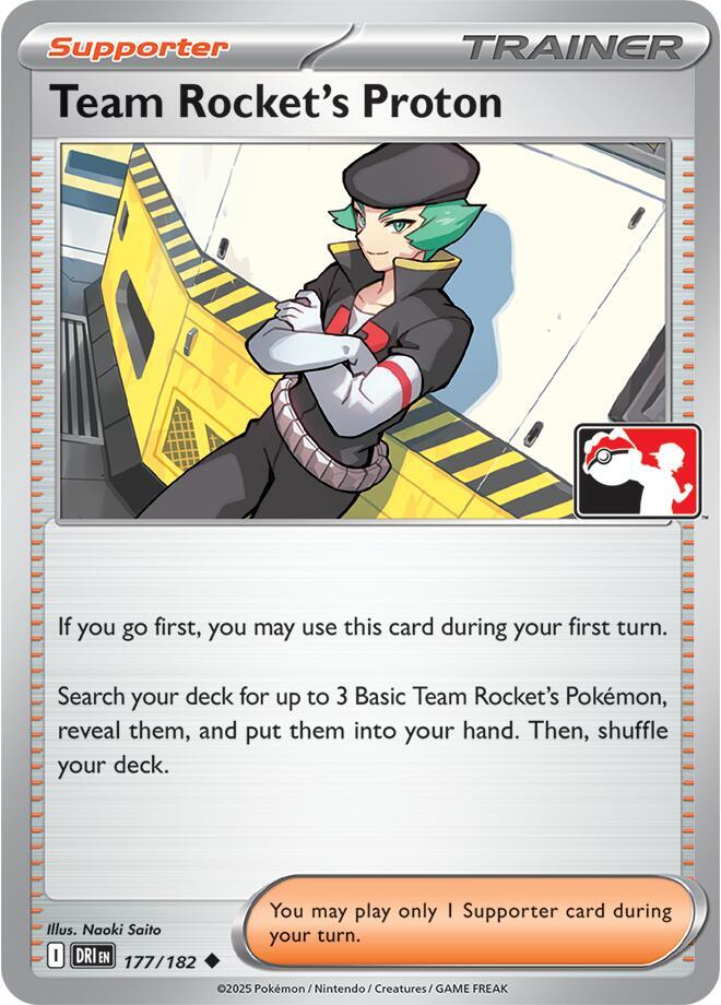 Team Rocket's Proton - 177/182 [Prize Pack Series Cards] 177/182