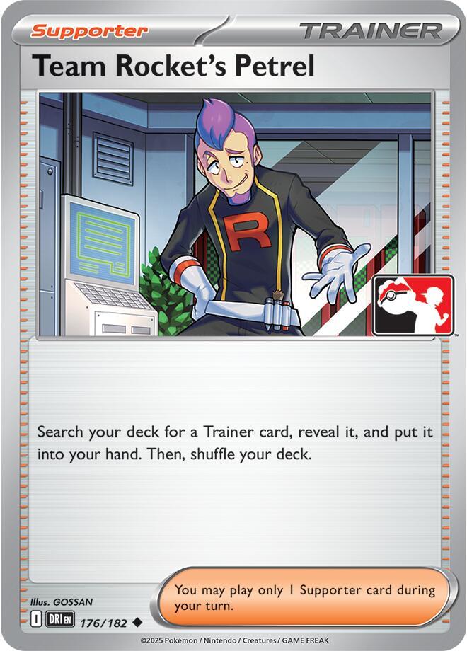 Team Rocket's Petrel - 176/182 [Prize Pack Series Cards] 176/182
