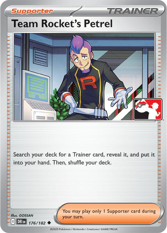Team Rocket's Petrel - 176/182 [Prize Pack Series Cards] 176/182