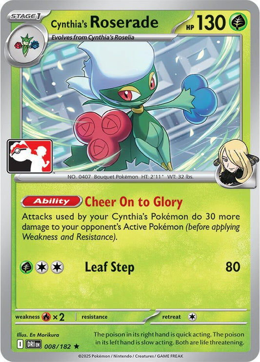 Cynthia's Roserade - 008/182 [Prize Pack Series Cards] 008/182