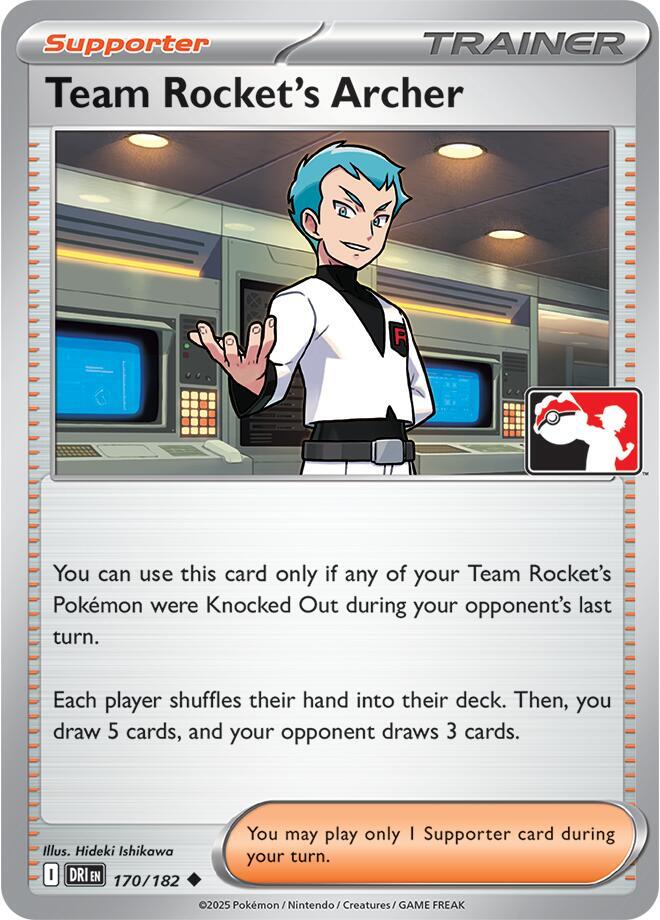 Team Rocket's Archer - 170/182 [Prize Pack Series Cards] 170/182