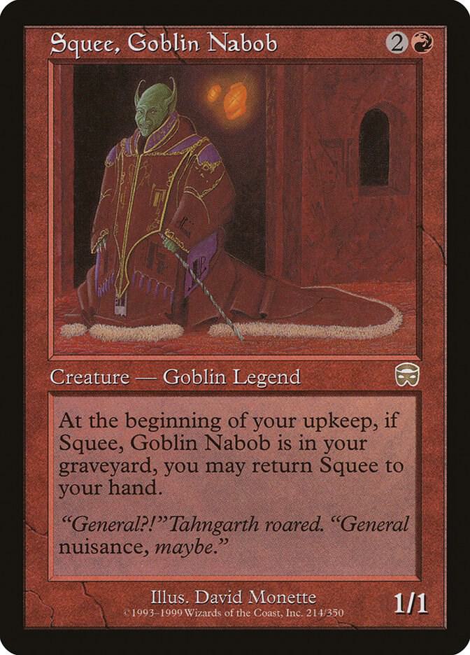 Squee, Goblin Nabob [Mercadian Masques] 214