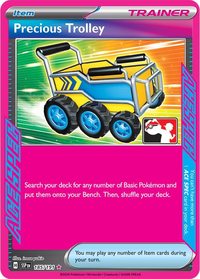 Precious Trolley - 185/191 [Prize Pack Series Cards] 185/191