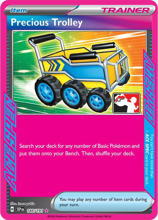 Precious Trolley - 185/191 [Prize Pack Series Cards] 185/191
