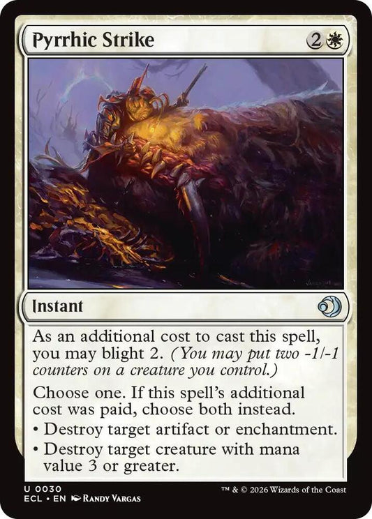 Pyrrhic Strike [Lorwyn Eclipsed] 30