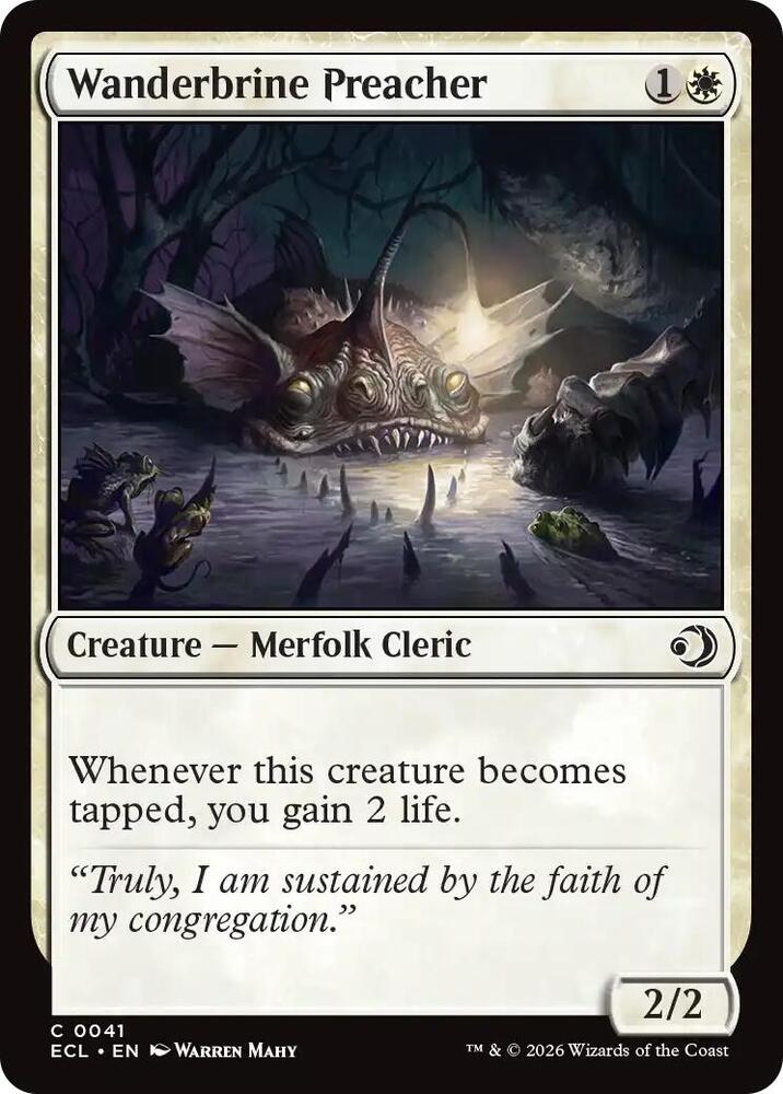 Wanderbrine Preacher [Lorwyn Eclipsed] 41