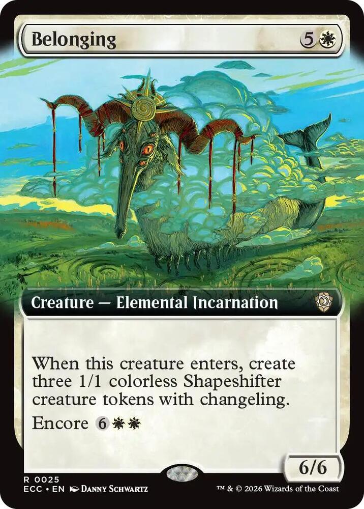 Belonging (Extended Art) [Commander: Lorwyn Eclipsed] 25