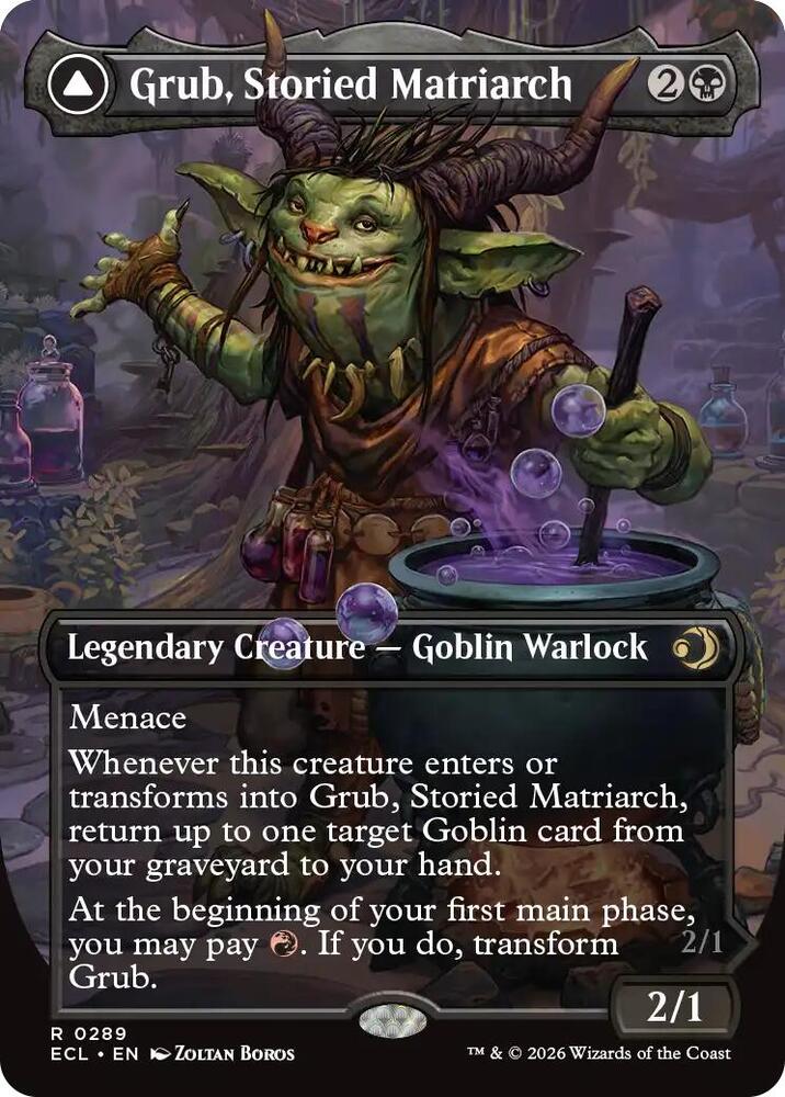Grub, Storied Matriarch (Borderless) [Lorwyn Eclipsed] 289