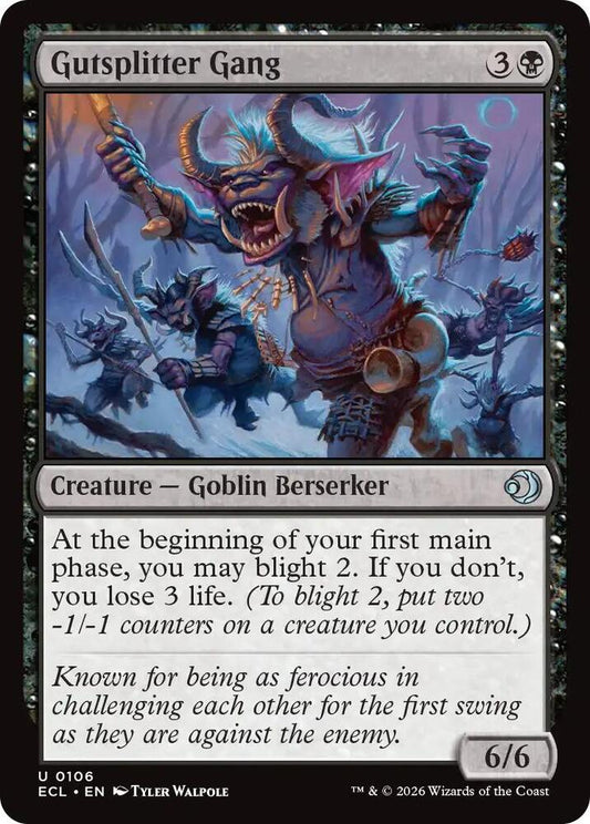 Gutsplitter Gang [Lorwyn Eclipsed] 106