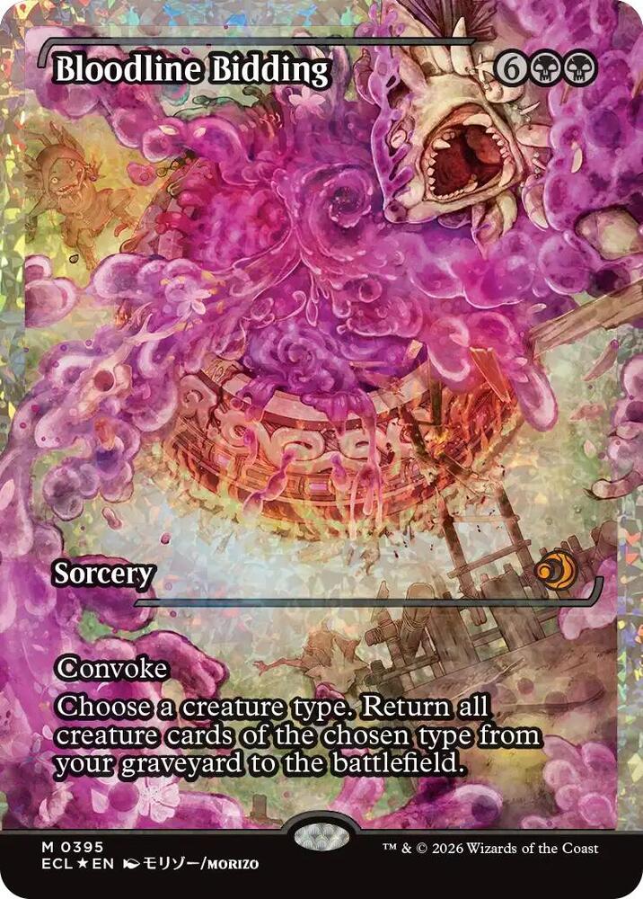 Bloodline Bidding (Showcase) (Fracture Foil) [Lorwyn Eclipsed] 395