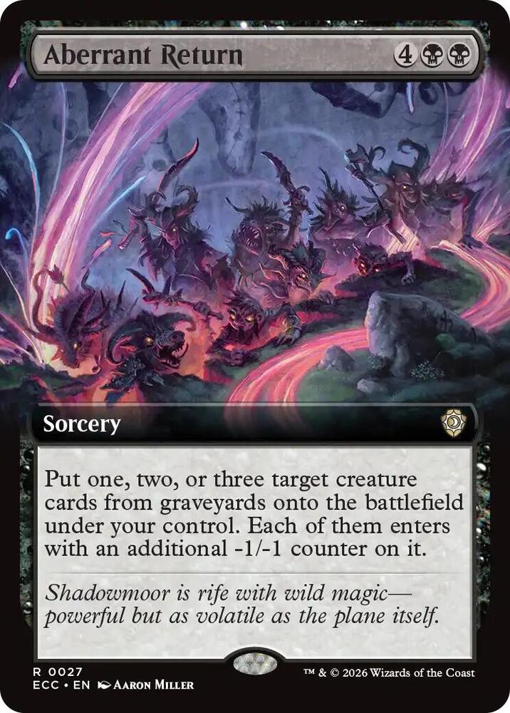Aberrant Return (Extended Art) [Commander: Lorwyn Eclipsed] 27