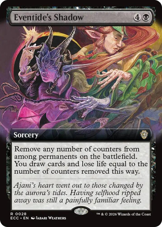 Eventide's Shadow (Extended Art) [Commander: Lorwyn Eclipsed] 28