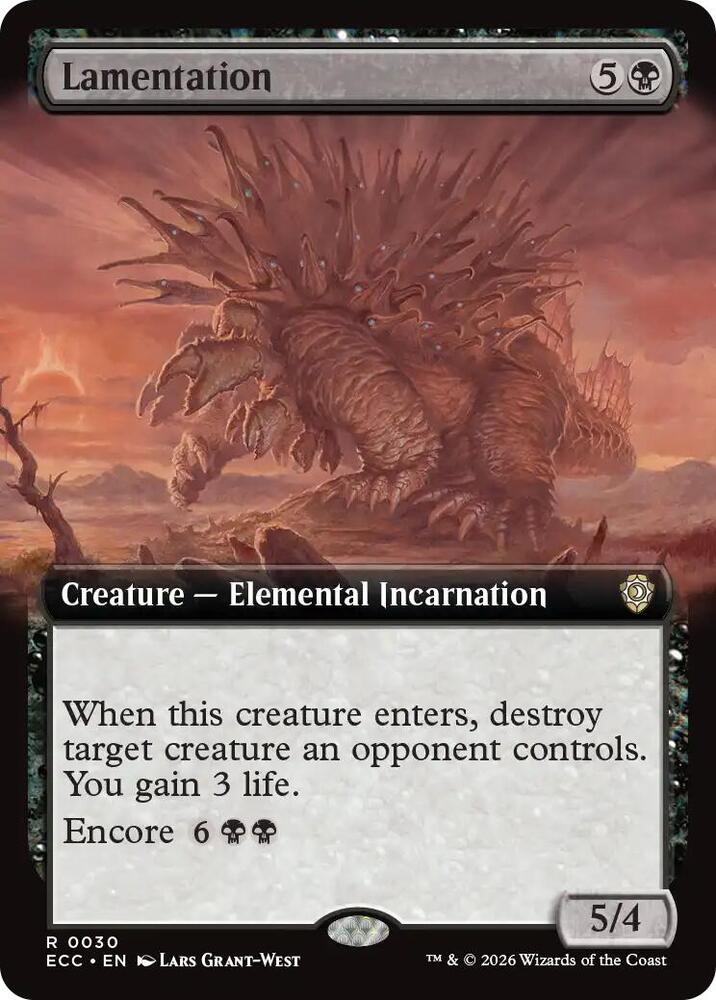 Lamentation (Extended Art) [Commander: Lorwyn Eclipsed] 30