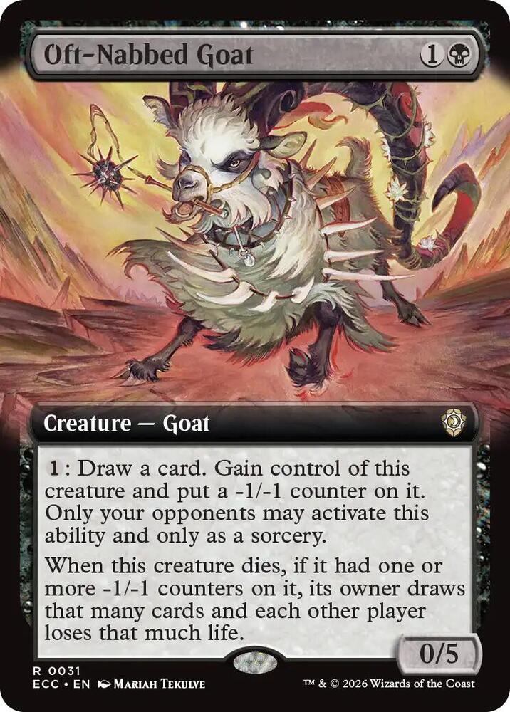 Oft-Nabbed Goat (Extended Art) [Commander: Lorwyn Eclipsed] 31