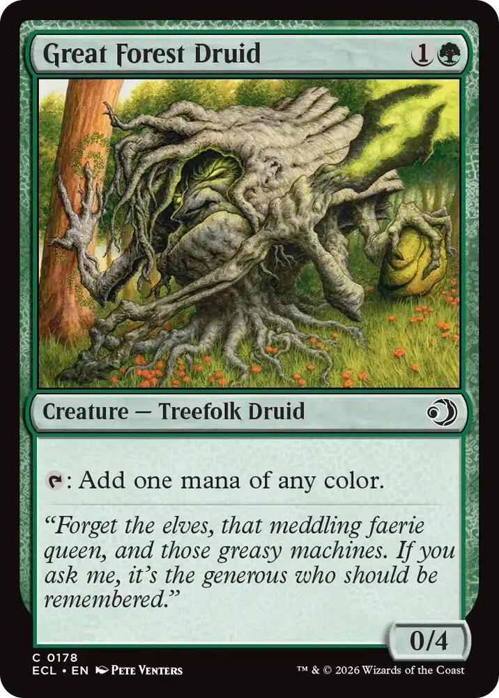 Great Forest Druid [Lorwyn Eclipsed] 178