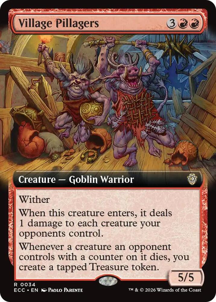 Village Pillagers (Extended Art) [Commander: Lorwyn Eclipsed] 34