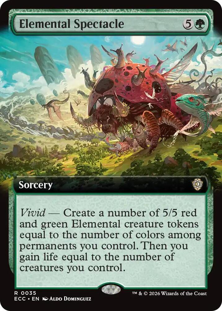 Elemental Spectacle (Extended Art) [Commander: Lorwyn Eclipsed] 35