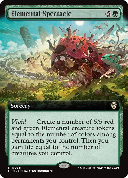 Elemental Spectacle (Extended Art) [Commander: Lorwyn Eclipsed] 35