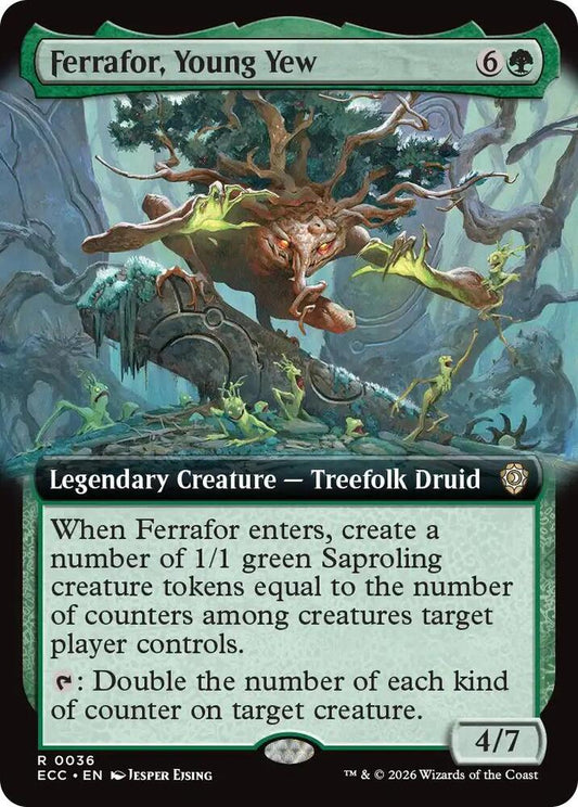 Ferrafor, Young Yew (Extended Art) [Commander: Lorwyn Eclipsed] 36