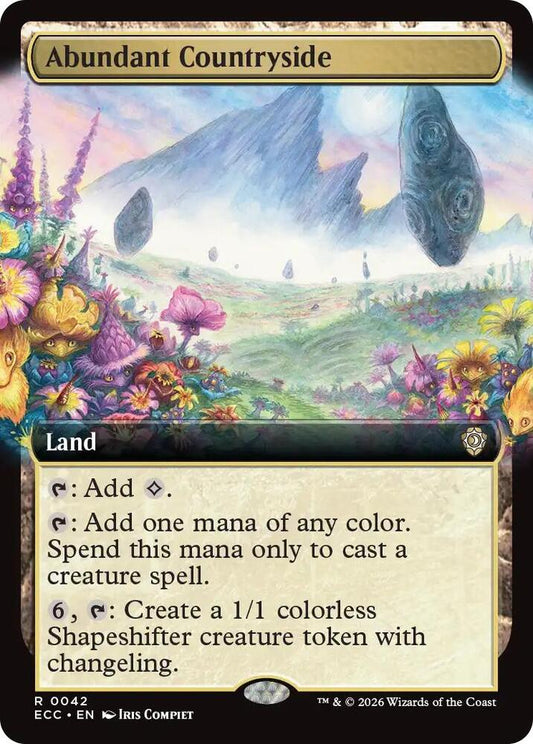 Abundant Countryside (Extended Art) [Commander: Lorwyn Eclipsed] 42