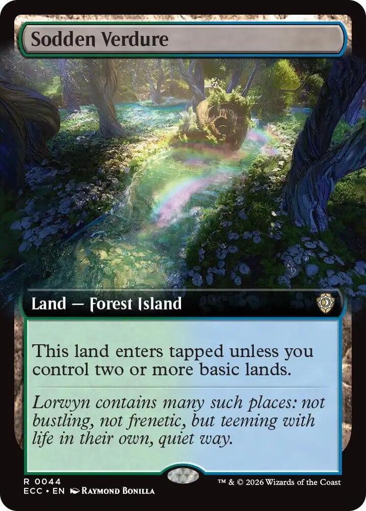 Sodden Verdure (Extended Art) [Commander: Lorwyn Eclipsed] 44