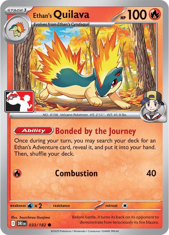 Ethan's Quilava - 033/182 [Prize Pack Series Cards] 033/182