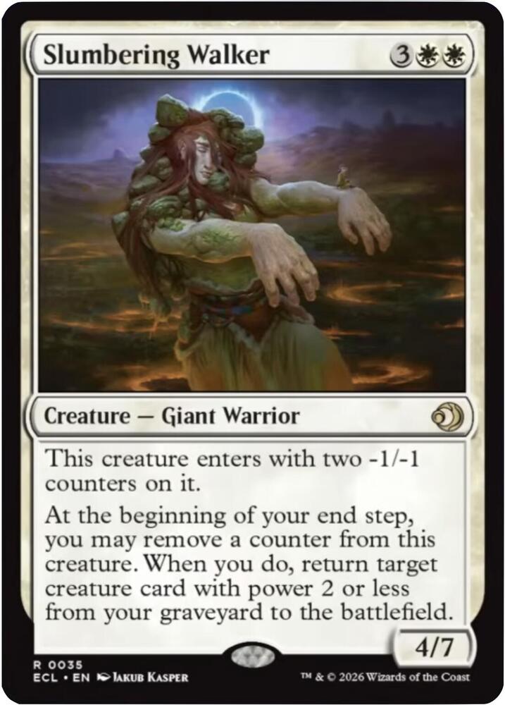 Slumbering Walker [Lorwyn Eclipsed] 35