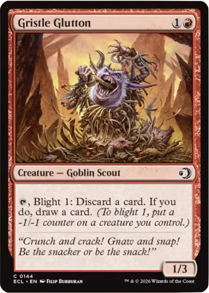 Gristle Glutton [Lorwyn Eclipsed] 144