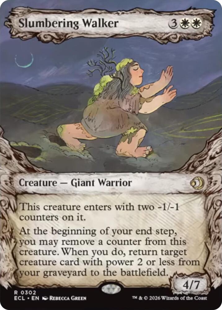 Slumbering Walker (Showcase) [Lorwyn Eclipsed] 302